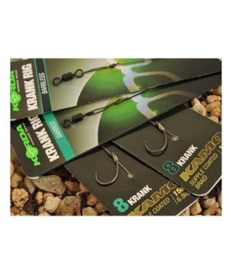 KORDA przypon Krank ready rig barbless roz 4