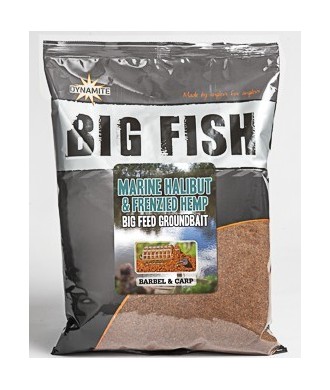 Dynamite zanęta Big Fish MARINE HALIBUT & FRENZIED HEMP 1,8kg