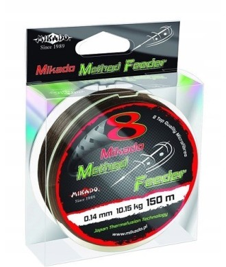 Mikado Plecionka Octa Method Feeder 0,10 150M Brown