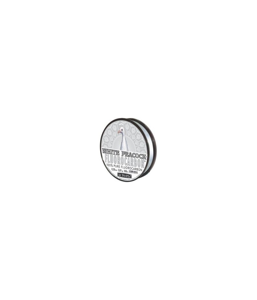 kaper sklep Balsax Żyłka White Peacock 0.28mm 50m Fluorocarbon