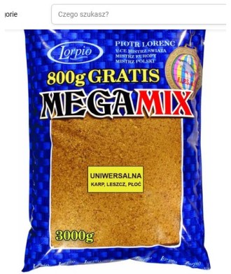 Lorpio Mega Mix Uniwersalna Karp Leszcz Płoć 3kg