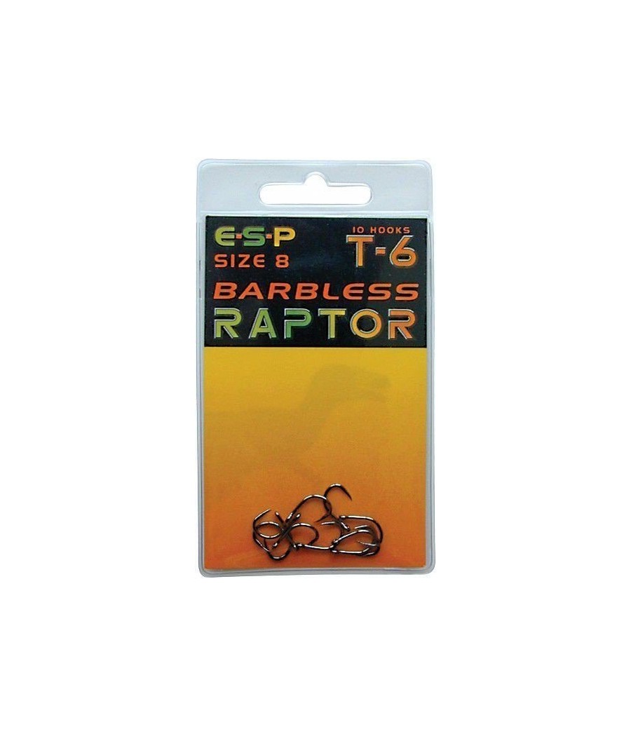 ESP Haczyki Raptor BIG T Barbless roz. 6