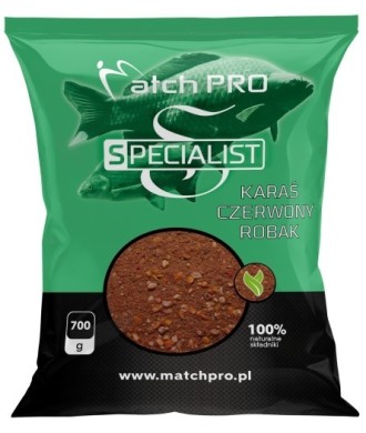 MatchPro Zanęta Specialist Karaś Czerwony Robak 2kg