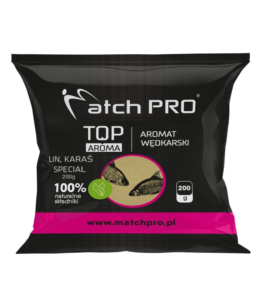 kaper sklep MatchPro Top Aroma Lin Karaś Special Aromat Wędkarski 200g