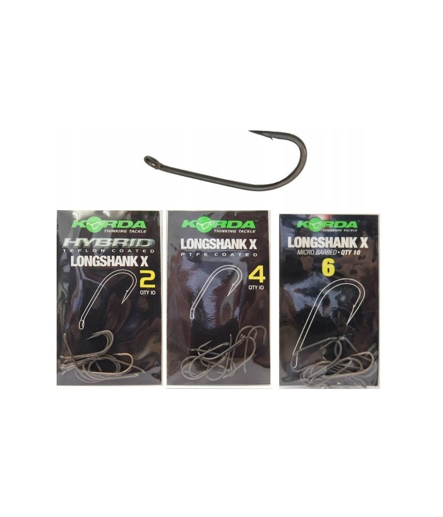 Korda Long Shank X Hook roz 2 / 10szt