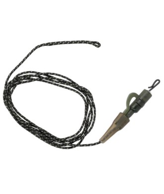 kaper sklep Undercarp Leadcore z krętlikiem 100cm 45lbs 1szt brąz
