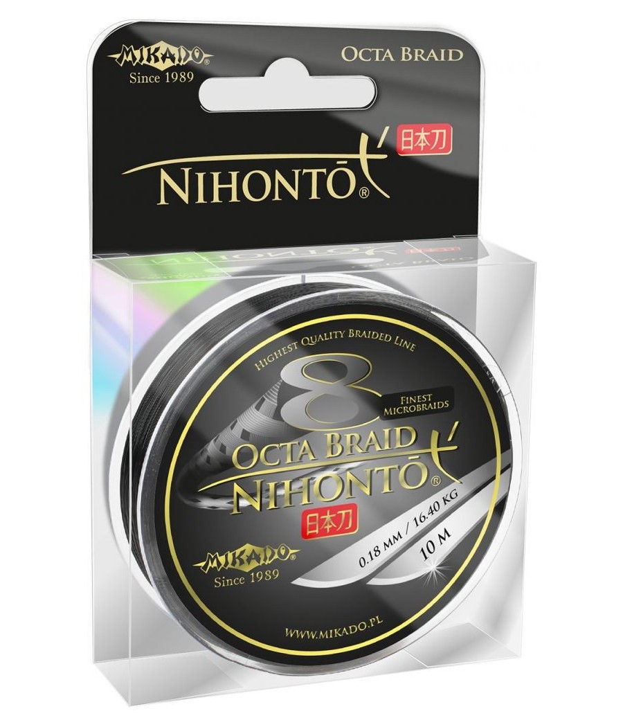 Plecionka Mikado NIHONTO OCTA BRAID 014 czarna 10M